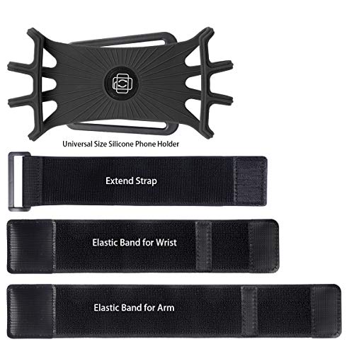 S Sport Laufarmband, 360° drehbar, abnehmbare Universalgröße, Handy-Halterung, Sportarmband für iPhone X XR XS Max 8 Plus 11 11 Pro 12 12 Pro