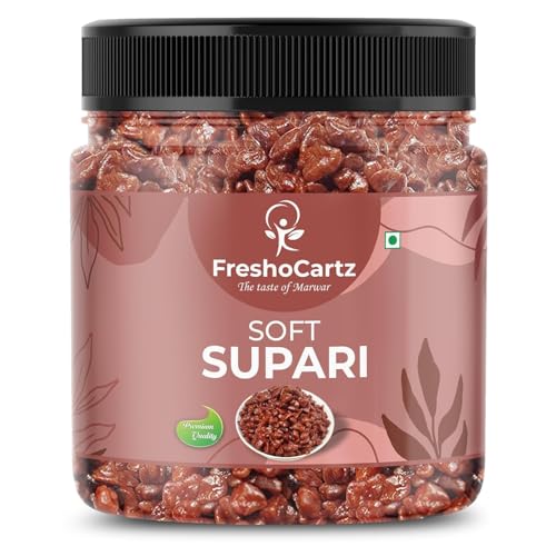 Image of Premium Soft Supari 1kg Jar | Raseeli Chikni Supari | Sweet & Soft Betel Nuts | Traditional After Meal Mukhwas | Ready to Eat Mouth Freshener | Jar Pack (Pack of 1)