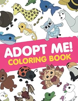 Paperback Adopt Me Coloring Book: Deluxe Edition Featuring All Your Favourite Adopt Me Pets Book