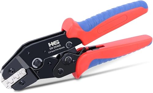 Miniatura 7 de HKS Herramienta de prensado para terminales Delphi APTIV Weather Pack o conectores Metri-Pack - AWG 18-14 (1.0-2.5 mm) con mordaza de corte de