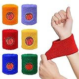 GmeDhc Muñequera Deportiva Tenis, 6 Piezas Muñequera Deportiva Pulsera, muñequera de Deporte para Fútbol,...