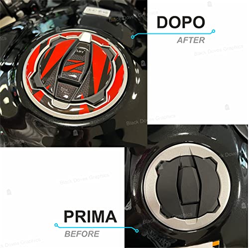 Harzaufkleber kompatibel mit Tankdeckel Motorrad Kawasaki für Modelle Z400 Z650 Z900 Ninja 400 650 Versys X 300 1000