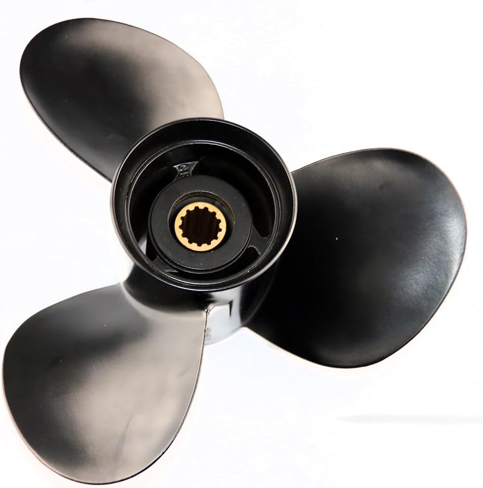 Boatman Aluminum Propeller 11.1x13 11.1x14 11.4x12 11.6x11 for Tohatsu Nissan Outboard Motor 35/40/50HP 13 Spline