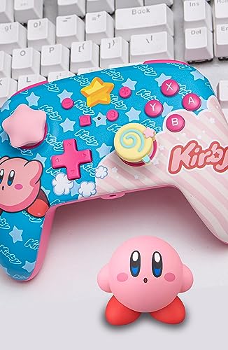 Pink Kirby Thumb Grip Caps for Nintendo Switch Pro Controller