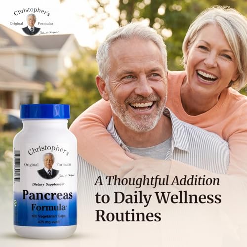 Image of Christopher's Original Formulas Pancreas Formula - Pancreas Cleanse Detox & Repair - Probiotics for Digestive Health