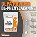 BulkSupplements.com DL-Phenylalanine Powder - DLPA Powder, Phenylalanine Supplement - Unflavored & Gluten Free, 500mg per Serving, 250g (8.8 oz) (Pack of 1)