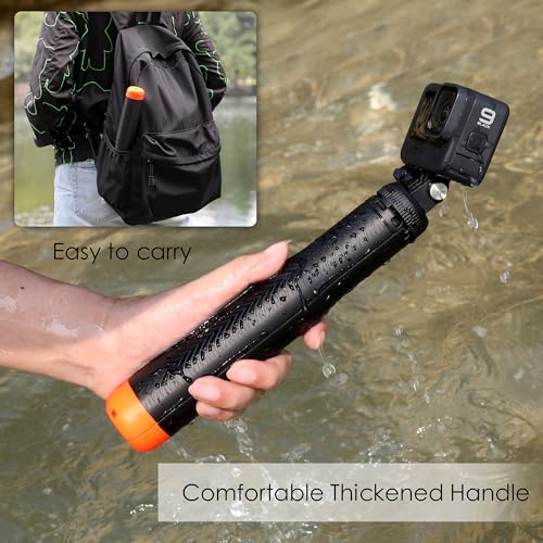 image for YALLSAME Floating Selfie Stick for GoPro Hero 13 12 11 10 9 8 7 Mini M