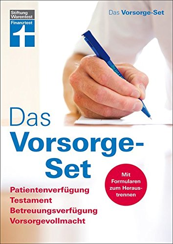 Preisvergleich Produktbild Das Vorsorge-Set: Mit Formularen zum Heraustrennen