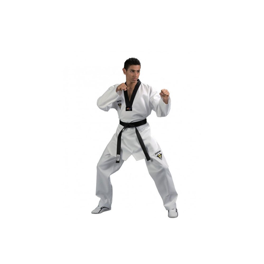 KWON TKD de Traje Star Fighter con Solapa Negra