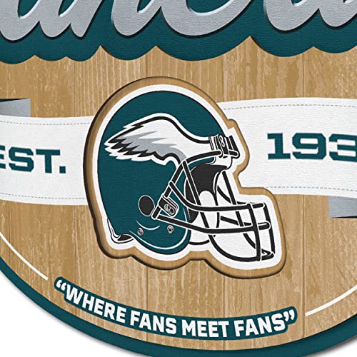 Image of YouTheFan NFL Philadelphia Eagles FanCave Wall Art | Ready-To-Hang, 3D Multi-Layered Construction, Floating Wall Mount Design, Great Fan Gift, Officially Licensed Artwork
