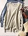 HangNiFang Women's Round Neck Sleeveless Pullover Ribbed Knit Sweater Vest Top (0199-Beige-S)