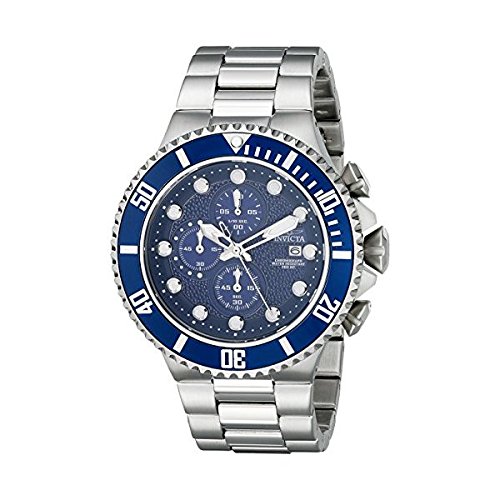 [CrN^]Invicta rv 18907 Pro Diver Chrono Stainless Steel Textured Blue Dial Y [sAi]