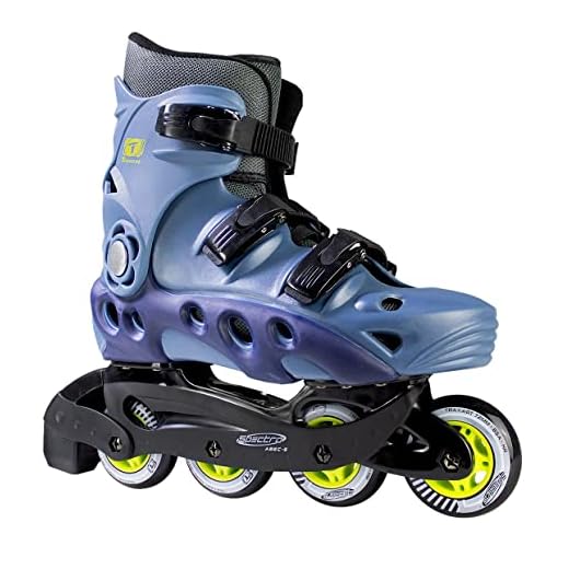 Patins Traxart Spectro Azul Inline Recreação - 72mm ABEC-5
