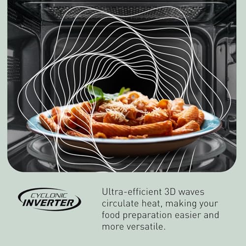 Panasonic NN-SN75LB cu.ft Cyclonic Inverter Countertop Microwave Oven 1250Watt Power with Genius Sensor Cooking, 1.6 cft, Black - image 7