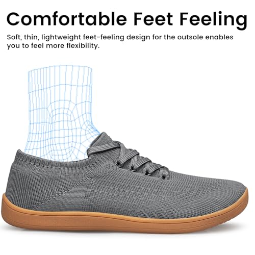 Barefoot running baskets légères femme avec large toe box - 5