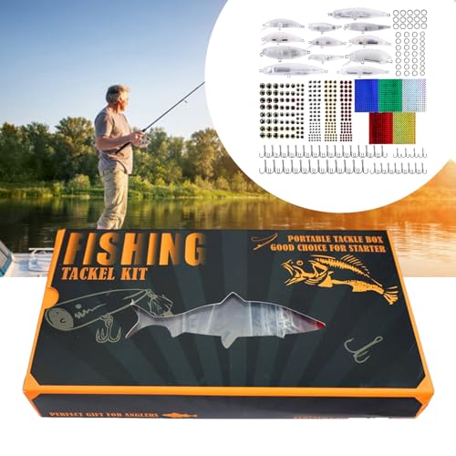 Kit Minnow appâts non peints pour éviter les leurres trop chers