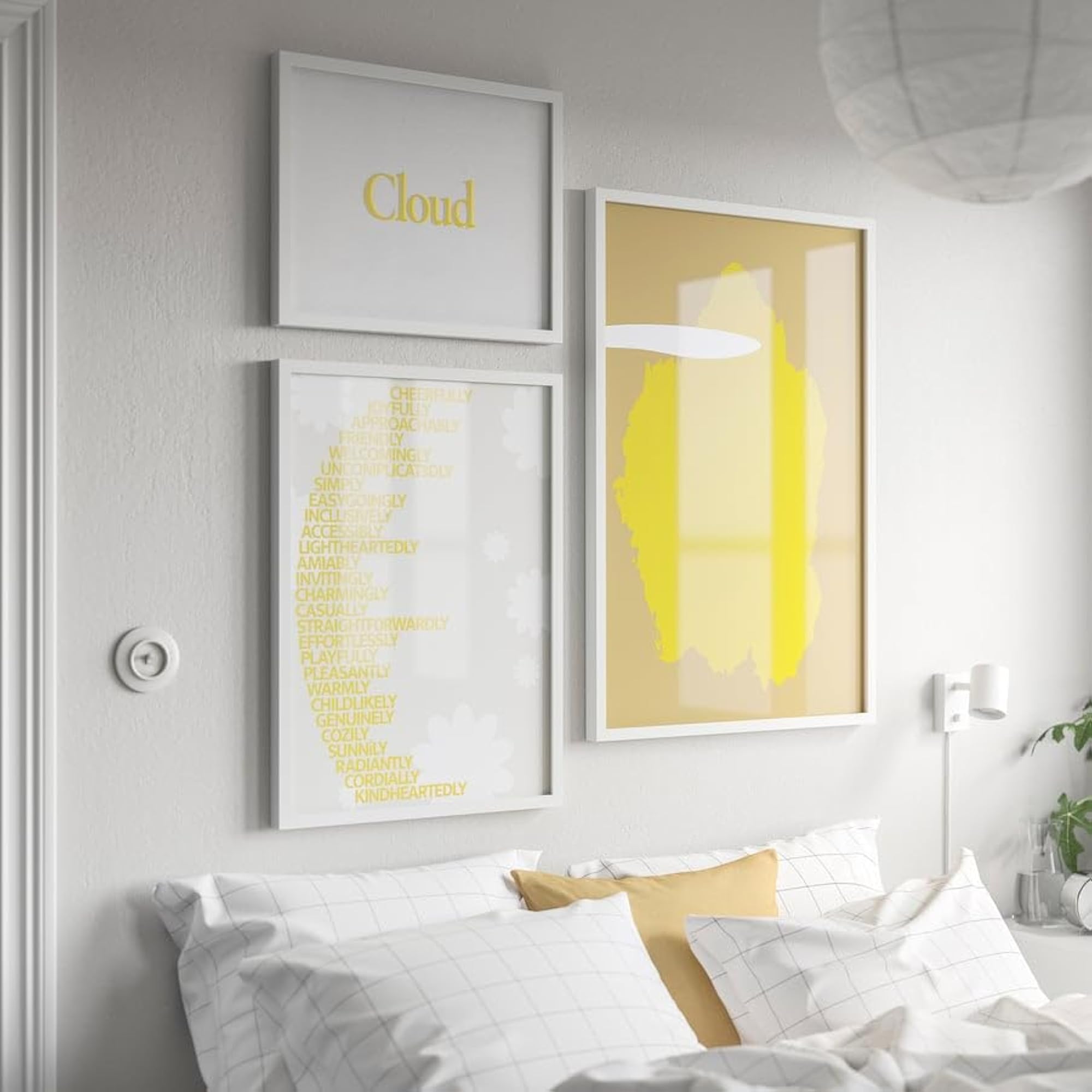 RÖDALM Frame, White, 50x70 cm