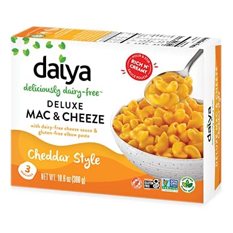 Daiya, Dairy Free Gluten Free Cheddar Style Vegan Mac and Cheese, 10.6 Ounce Cover