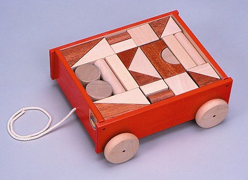 Amazon | 引き車つみき デラックス 4061-4 | 積み木 | おもちゃ