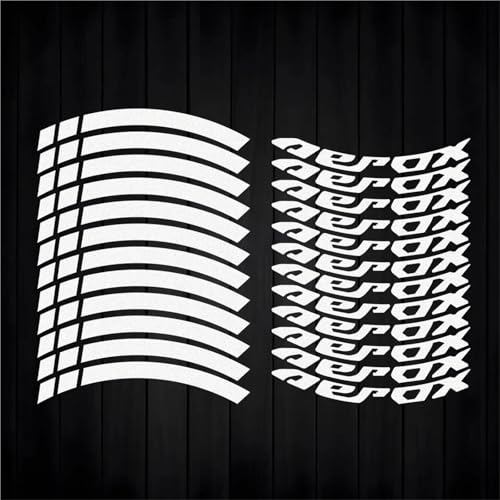 Radaufkleber Für Y&amaha Für Aerox V1 V2 155 14'' Zoll Motorrad Reflektierende Rad Hub Aufkleber Felge Streifen Aufkleber(Style 9)