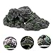 BUGUUYO Tortoise Hide Cave Terrarium Basking Platform Durable Rockery for Frogs Lizards Turtles Easy Climbing Ramp for Aquatic Pets Fun Aquarium Decor