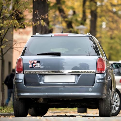 Image of 2-Pack Trump Fight Fight Fight Car Magnets - Removable Political Magnetic Bumper Stickers, 6 inch x 4 inch, Weatherproof Vinyl (for Metal Surfaces)