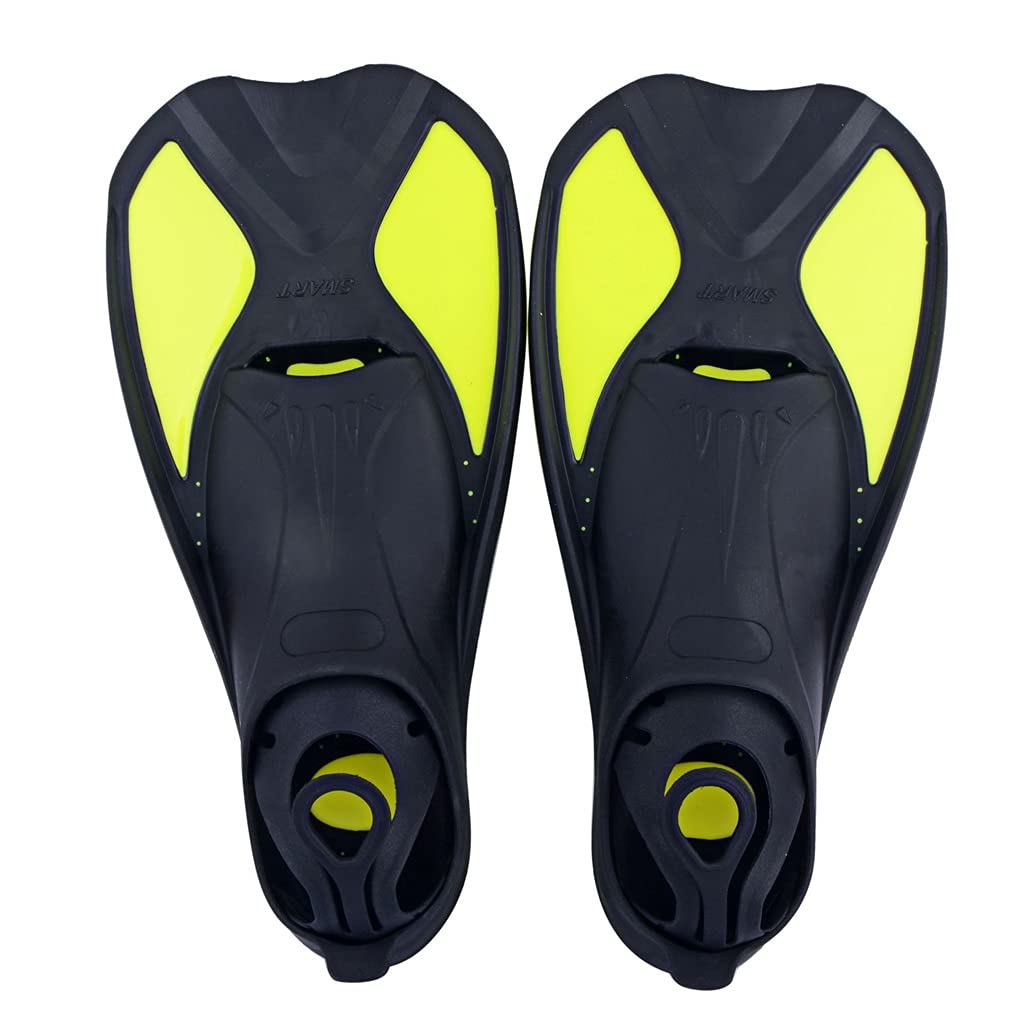 Universelle kurze Flossen zum Tauchen, Schwimmtraining, XXS/XS/S/M/L/XL, Schwimmflossen für Kinder und Erwachsene, Wasserflossen zum Schnorcheln