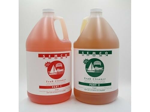 SEMCO Teak Wood 2 Two Part Cleaner Treatment Sealer Remover (Gallon) WholesaleTeakFurniture