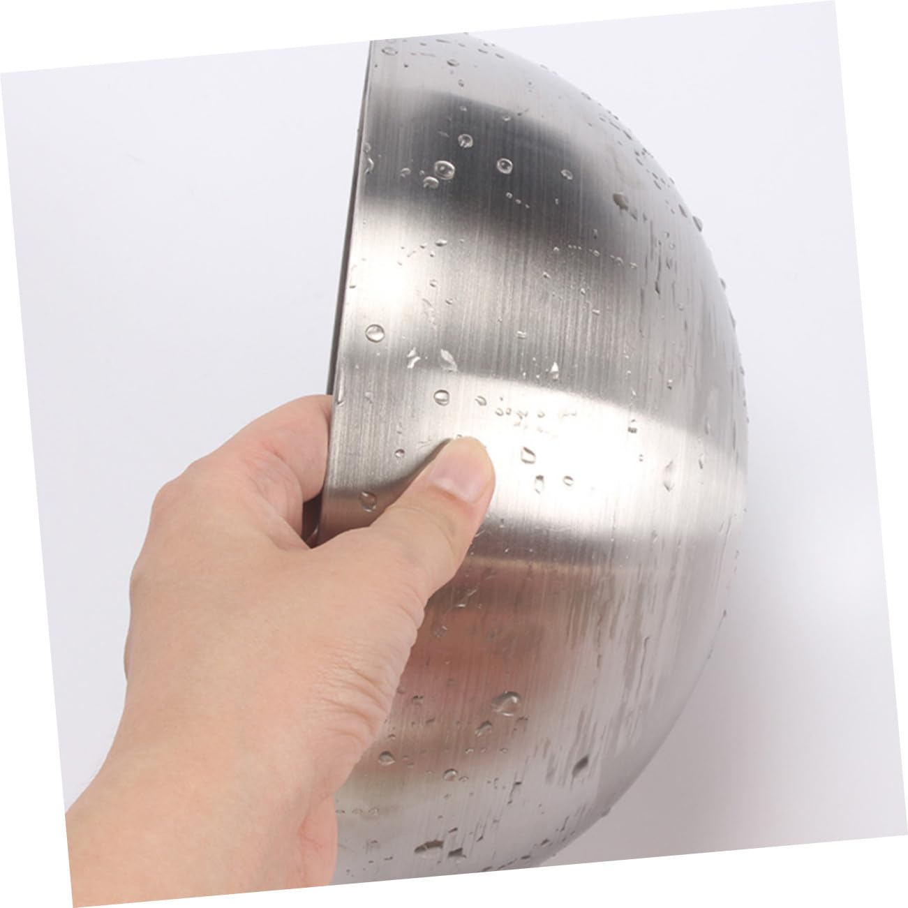 2 cuencos de metal para mezclar, cuencos de sopa de acero inoxidable, recipiente para batir huevos, recipientes para frutas, recipiente para alimentos, cuencos para mezclar de acero inoxidable, reci