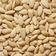 Almonds Blanched Whole 5 lb Bulk Bag, Raw Blanched whole Almonds