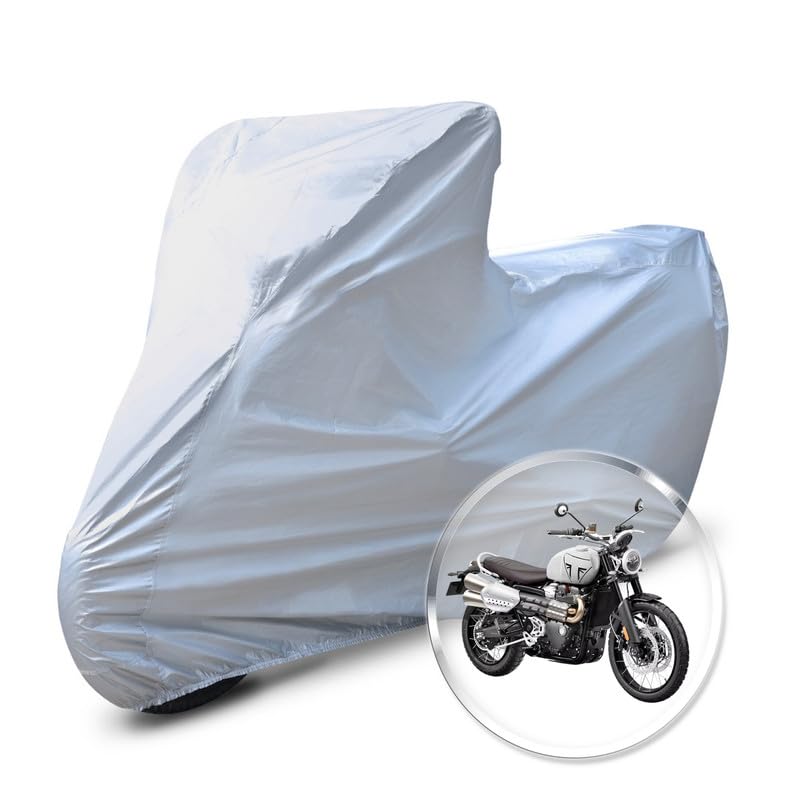 Image of Neodrift 'CrystalMax' Bike Cover for Triumph Scrambler 1200 (All-Weather Motorcycle Protection, Water & UV Resistant, Dustproof, Windproof).