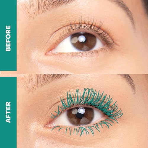 Elitty Pop Colored Lush Lashes Mascara-Waterproof, Smudge proof, Curling and lengthening -Turquoise Color - Queen Energy - Image 4