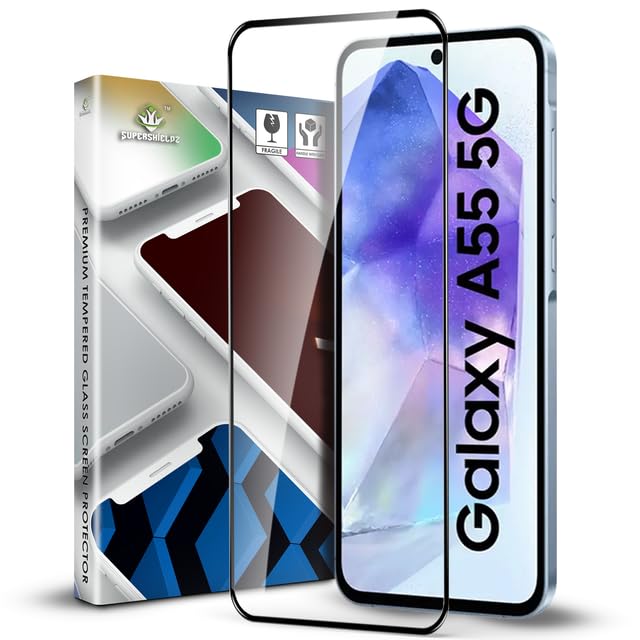 Supershieldz NeoGuard HD+ Tempered Glass Screen Protector Guard for Samsung Galaxy M35, A55 and A35, 9H Hardness | Case-Fr...