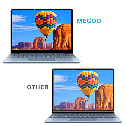 [2 pack] Megoo Surface Laptop Go 12.4" Glass Screen Protector, 9H Hardness/Easy Installation/Ultra Clear Tempered Glass，Compatible for Microsoft Surface Laptop Go - Thumbnail 4