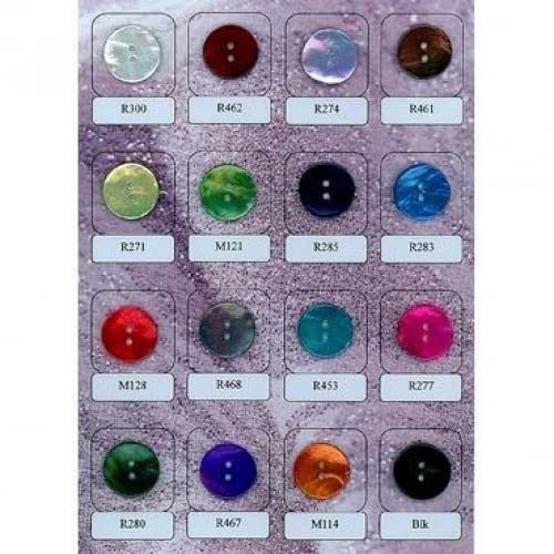 Boutons coquillage Akoya bleu marine - Chacun Cover