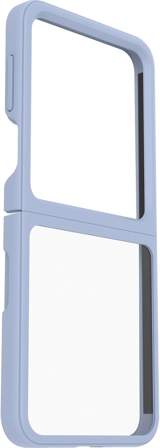 OtterBox Galaxy Z Flip5 Thin Flex Series Case - Dream Come Blue (Clear), Ultra-Slim, Hard case with Soft Edges, 5G and Wireless Charging Compatible