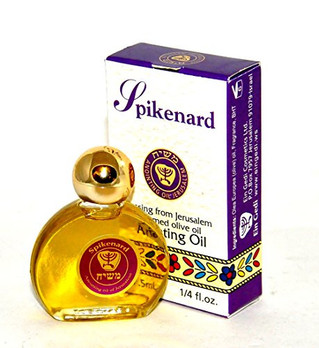 10 x Spikenard Anointing Oil 7.5 ml – 1/4OZ From The Holy země Jerusalem (10 Vína)