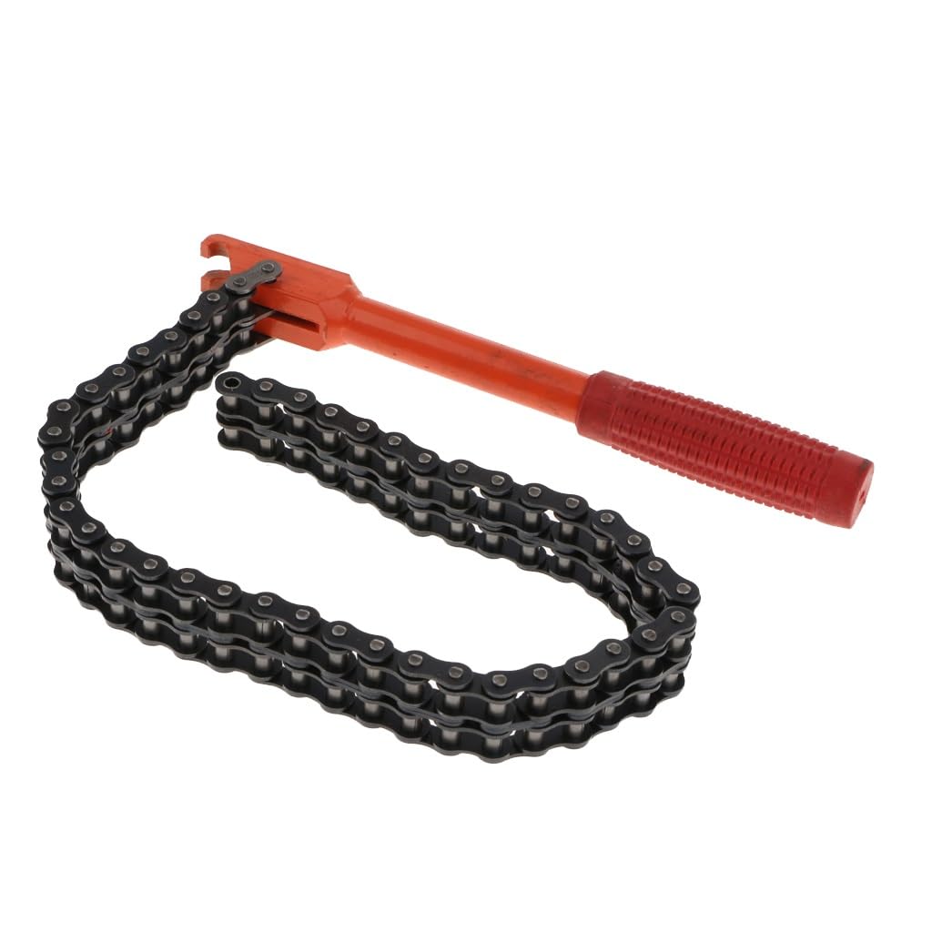 Clé de chaîne pour filtres à huile en acier à haute teneur en carbone 190 mm
