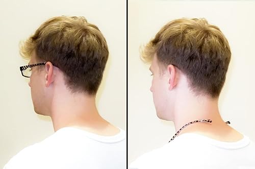 Miniatura 6 de Calabria 762 Gafas de lectura rectangulares colgantes para hombres y mujeres, filtro de luz azul o lente transparente, lectores de potencia de moda