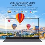 MNN Portable Monitor 15.6inch FHD 1080P USB C HDMI Gaming Ultra-Slim IPS Display w/Smart Cover & Speakers,HDR Plug&Play, External Monitor for Laptop PC Phone Mac (15.6'' 1080P) - Image 2