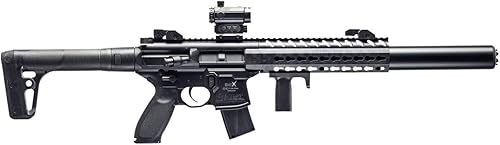 Miniatura 3 de SIG Sauer MCX .177 - Rifle de aire avanzado con CO2 3.17 onzas/90 g (2 unidades) y 500 pellets de plomo