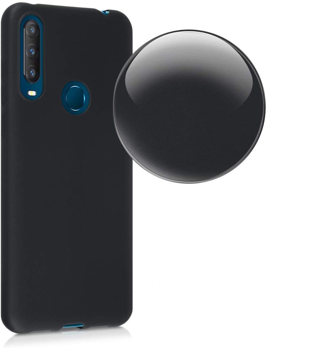 Etui Alcatel 1S 2020 6.22, Etui de Protection en Cuir, Housse avec Stand et Carte de Crédit