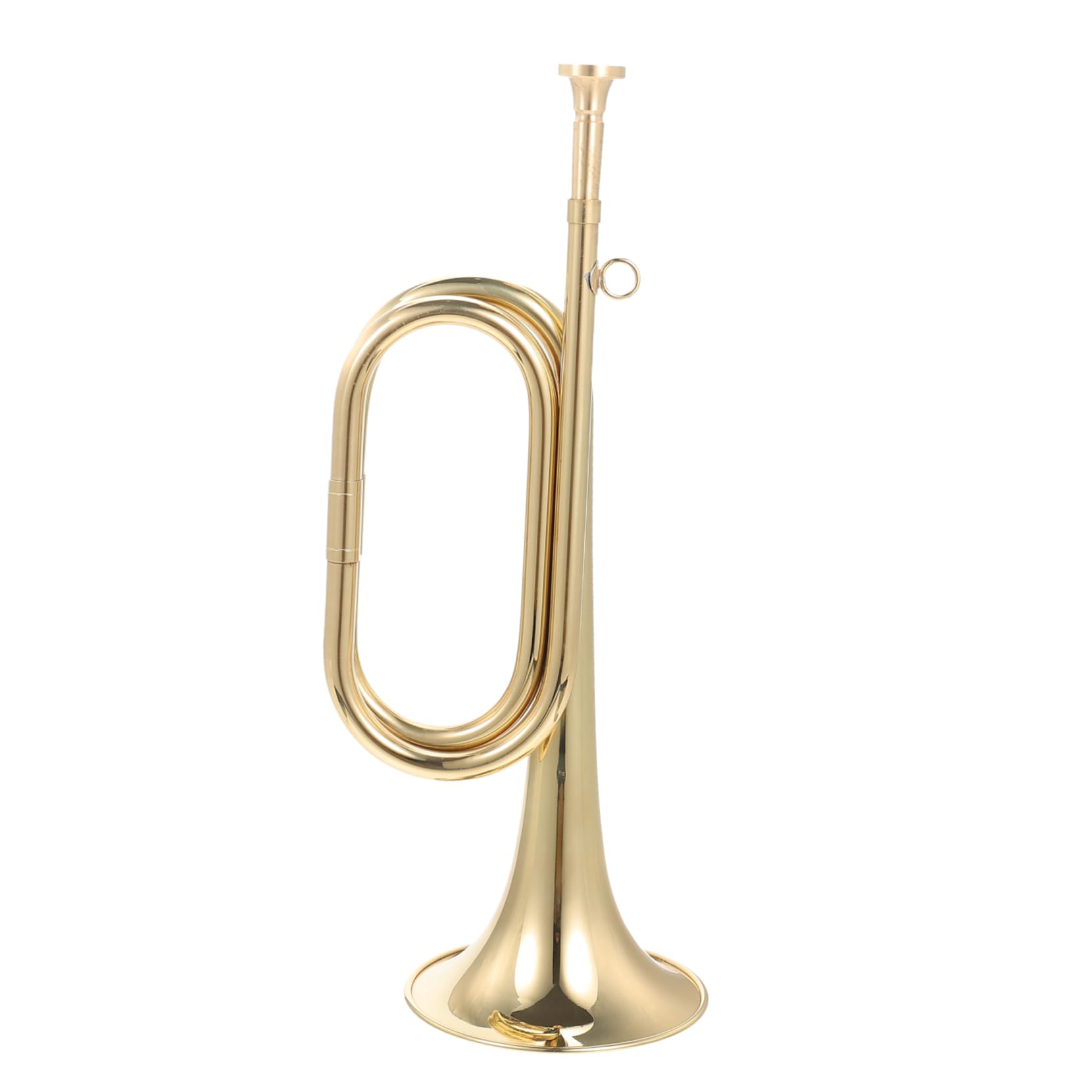 LRXIYODE Vintage Bugle Trumpet Plumb Plays Band Taps Instruments Scouting Bugle Musical War Saxophone Tenor Drum Bugles Horn Music Beginner Trumpet Music Instrument Copper Golden