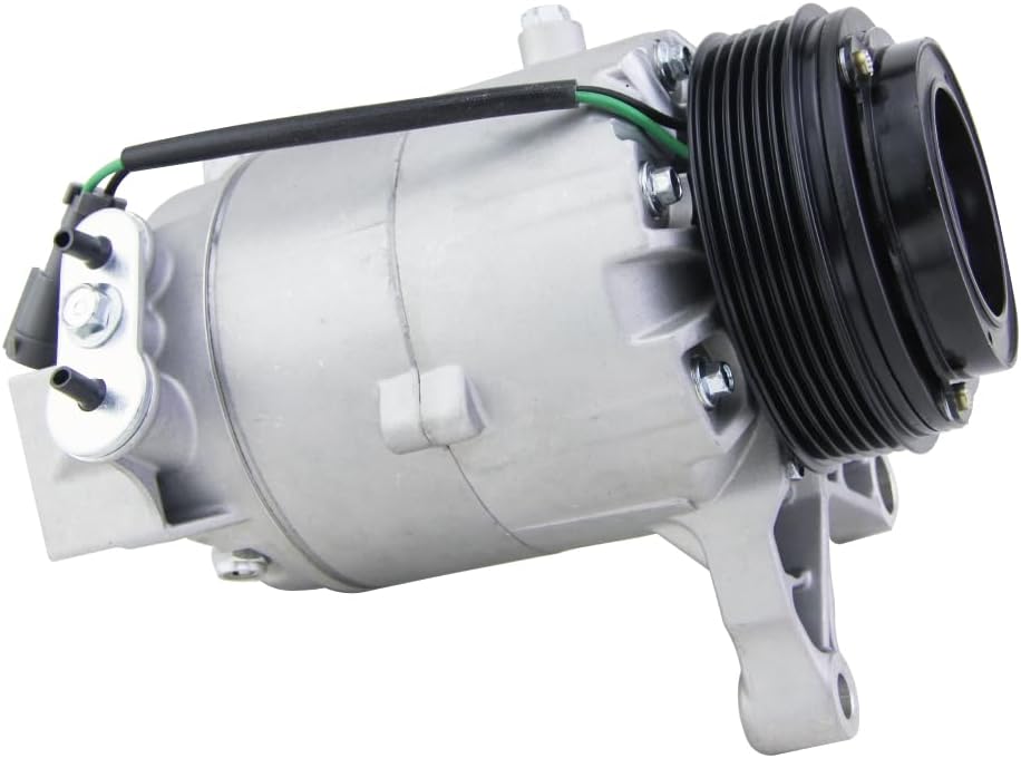 AC Compressor with A/C Clutch compatible with Chevrolet Impala/Malibu/Monte Carlo & For Mercedes-Benz C/E/CLS/SLK/ML/GLK & For Pontiac G6 Saturn Aura
