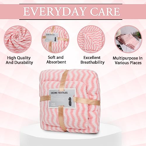 Image of HomeCloud Ultra Soft 300 GSM Bath Towel Set | 3X Softer Than Cotton Towels | Highly Absorbent & Ultra Fast Dry | Perfect for Home, Pool, Spa & Gym |Set of 2 (1 Bath (140x70cm), 1 Face Towel (75x35cm)