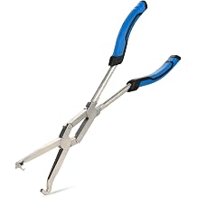 SMOTIVEPRO 13INCH Electrical Disconnect Pliers, Long Reach Electrical Disconnect Pliers for Cars, Automotive Electrical Connector Removal Tool with Ergonomic TPR Handle