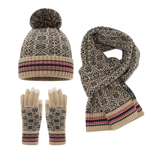 Bonnet gants écharpe ensemble chaud et doux pour vos sorties d'hiver