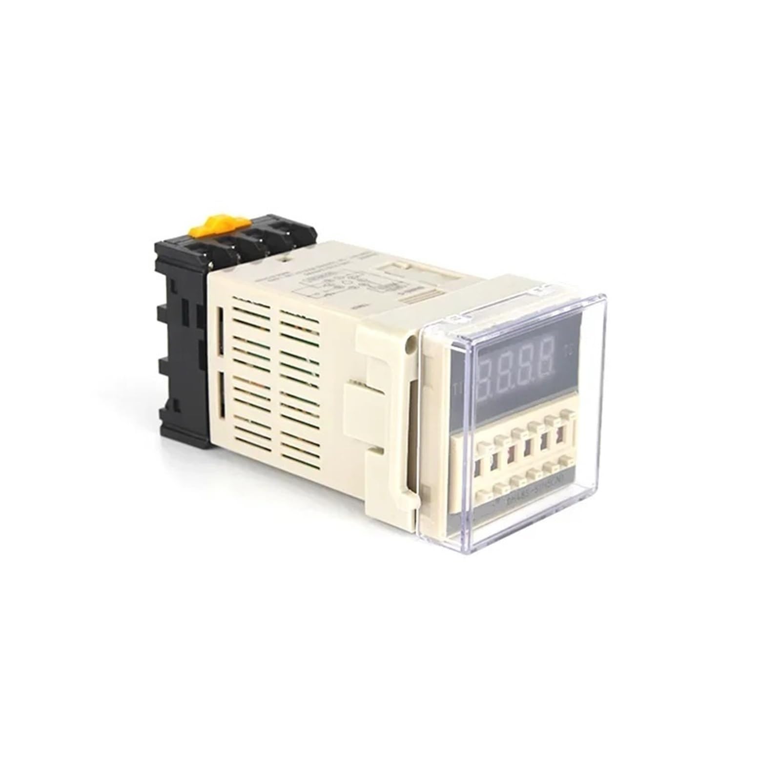 Przekaźnik czasowy Przekaźnik czasowy Cyfrowy programowalny wyłącznik czasowy DH48S-2Z 0,01S-99H99M z podstawą AC/DC 12V 24V 36V 110V 220V 380V Timer opóźnienia (AC 220V)