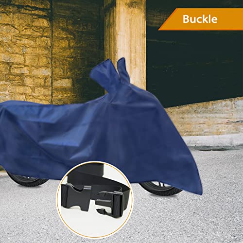 Image of Hunter 350 Two Wheeler Bike Cover Accessories - Dustproof - UV Protection - Premium Bike Cover Blue