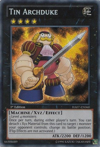 Amazon.com: YU-GI-OH! - Tin Archduke (HA07-EN060) - Hidden Arsenal